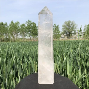 Obelisco de cuarzo de cristal blanco natural de 4,59 lb Healing XA6123 - Imagen 1 de 16