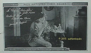 PUBLICITE PARFUM GELLE FRERES SEDUCTION HENRIETTE ROGGERS THEATRE DE 1913 AD PUB - Foto 1 di 1
