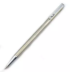 Zebra T-3 Mini Stainless Steel Ballpoint Pen - 0.7mm - Black Ink - Picture 1 of 5