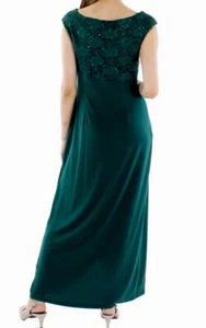 Damen festliches Kleid Größe 8 Connected Apparel Spitze grün Pailletten Kleid NEU - Bild 1 von 4