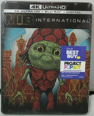 MIB International - Best Buy Steelbook - 4K Ultra HD +Blu-ray+ Digital - New  - Image 1 of 2