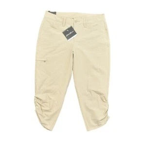 NEW Eddie Bauer Women's Size 4 Beige Capri Pants Adventurer Camping - Picture 1 of 9