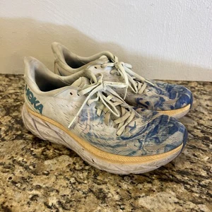 Hoka One Womens Clifton 8 Together 1119394 TGT White Running Shoes Sz 8B - Picture 1 of 12