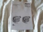 Instruction manual for Sanyo VM410/580P camcorder