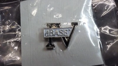 dBase IV  vintage Pin badge - Image 1 of 3