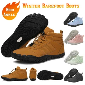 Winter Outdoor Boots Mens Women Autumn Winter Waterproof Barefoot Shoes Sneaker - Picture 1 of 26