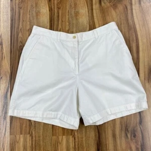 Lauren Ralph Lauren White Shorts Golf Casual Classic Fit Size 14 - Picture 1 of 9