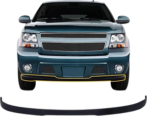 New Parts Front Bumper Deflector Compatible with 2007-2014 Chevy Avalanche Tahoe - Picture 1 of 6