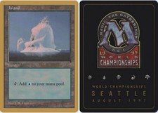 Island - 5th Edition Frozen - Janosch Kuhn - 1997 ~ Near Mint World Championship