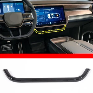 Cubierta para Rivian R1T R1S 2022-2023 negro brillante borde inferior aire acondicionado - Imagen 1 de 9