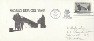 1149 4c WORLD REFUGEE YEAR - U/L Meter Digest - Picture 1 of 2