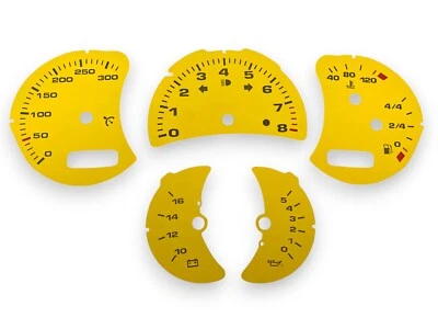 For Porsche 911 996 Yellow Tachoscheibe Speedometer Cluster Dial Gauge Tacho - Bild 1 von 4