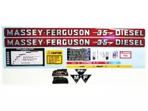 Decal for Massey Ferguson 35 Diesel Tractor - Durable and Easy to Apply - Picture 1 of 1
