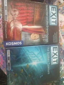 EXIT: Dead Man on the Orient Express and EXIT: The Sunken Treasure  Both NIB - Picture 1 of 3
