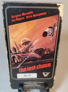 The Last Chase Vestron Video VHS 1982 Lee Majors, Burgess Meredith 80s SciFi - Picture 1 of 7