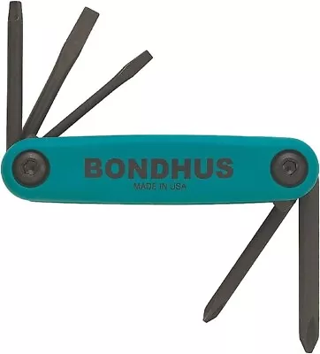 Bondhus Gorilla Grip Utility Fold Up Set Square Robertson Slot Phillip USA 12543 - Image 1 of 4
