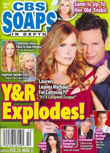 CBS Soaps In Depth Magazine March 11 2013 Tracey E. Bregman Christian J. LeBlanc - Picture 1 of 2
