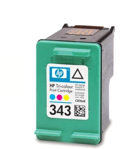 INCHIOSTRO CARTUCCIA HP (343) ORIGINALE TRICOMIA TRE COLORI - Imagen 1 de 5