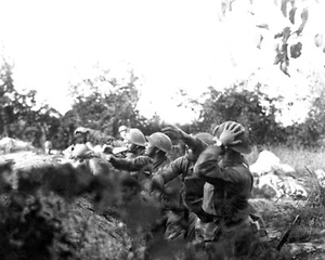 American Soldiers throwing grenades Austrian World War I 8x10 WWI WW1 Photo 55 - Picture 1 of 2