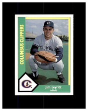 1990 CMC COLUMBUS CLIPPERS JIM LEYRITZ #11