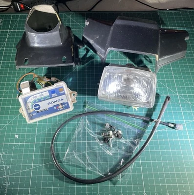 Honda Spree NQ50 1986 velocímetro medidores tablero plástico, cable, para piezas lote usado Foto 1 de 4