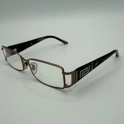 Versace Bronce Marrón Mujer Diseñador Gafas Cristal Monturas Greca, Estuche 1163-B Foto 1 de 4