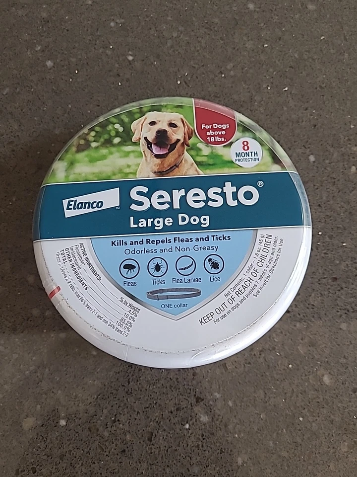 Seresto Large Dog Flea Tick Treatment Prevention Collar for  Dogs Over 18 lbs. - Image 1 of 3