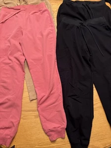 4 Pairs Mandala Women’s Scrub Bottoms Joggers 2 Med & 2 Med Tall Tapered Comfy - Picture 1 of 11