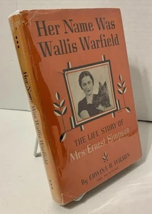 1936 “Her Name Was Wallis Warfield” Edwina H. Wilson 10th Printing in DJ - Picture 1 of 15