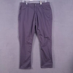 Nike Pants Mens 34x30 Purple/Gray Dri Fit Slim Fit Straight Stretch 32x30 Tag - Picture 1 of 16