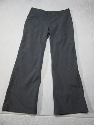 Pantalones Patagonia para mujer 10 negros pierna ancha intercontinental usados dobladillo con lengüeta enrollable Foto 1 de 4