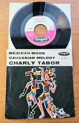 CHARLY TABOR "Mexican Moon / Caucasian Melody" D 60s VOGUE Easy INSTRO Pop 7" 45 - Bild 1 von 2