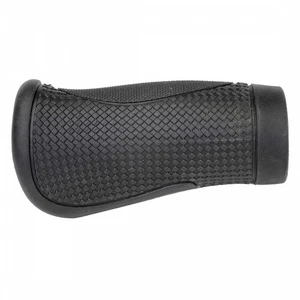 Sunlite Ergo Ridge 90mm Black Bike Grips with Dual Compound Kraton Rubber & - Picture 1 of 1