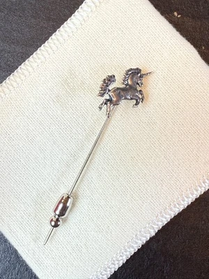 James Avery Plata Esterlina Unicornio Solapa Sombrero Palo Prendedor De Colección Retirado Foto 1 de 4