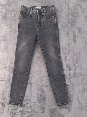 Pantalones de mezclilla Madewell para mujer talla 25 (largo 26) ajustados grises elásticos Foto 1 de 4