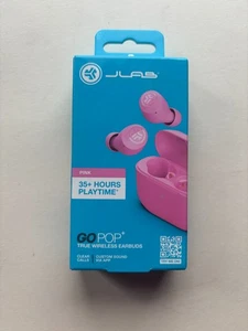 NEW JLab Go Air POP True Wireless Bluetooth Earbuds - Pink - Picture 1 of 7