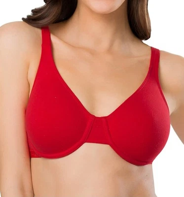 RED Bra Fruit of the Loom 9292 Extreme Comfort Size 36C Smooth Old School NWT! - Image 1 of 4