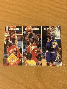 1993-94 Hoops League Leaders #283 Michael Jordan Dominique Wilkins Karl Malone