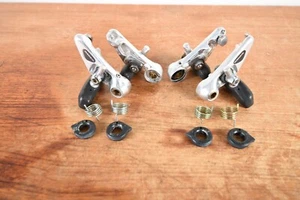 Vintage Shimano Deore LX Brake Set BR-M650 Front & Rear Silver MTB Bike - Picture 1 of 12