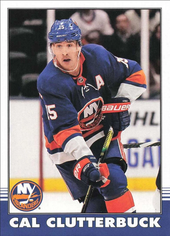 2020-21 O-Pee-Chee Retro Cal Clutterbuck New York Islanders #383 - Image 1 of 2