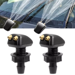 2X Auto Scheibenwischer Spray Waschsprühdüse Strahlregner Universal - Bild 1 von 12