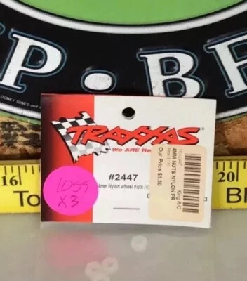 TRAXXAS #2447 4mm NYLON WHEEL NUTS PARTS NewInPackage 🇺🇸 USA Shipped - Image 1 of 2