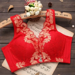 Women Lace Wireless Plus Size Minimizer Bra Full Coverage Vest Bras vs secret  - Picture 1 of 19