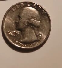 RARE Vintage U.S. 1776-1976 Bicentennial Quarter - NO Mint Mark 