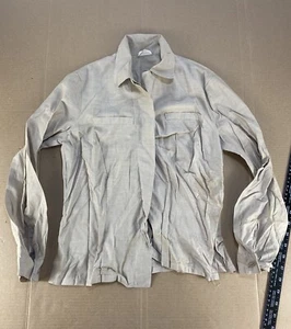 Rare Vintage WW2 Korean Vietnam War US Army Womens Khaki Chino Shirt Military - Picture 1 of 9