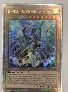 Tempest, Dragon Ruler of Storms (Platinum Secret Rare) RA03-EN011 Quarter... - Picture 1 of 2