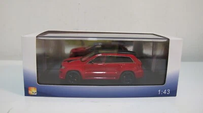 1:43 GLM CHRYSLER JEEP GRAND CHEROKEE SRT8 RED RESIN CARS - Image 1 of 4