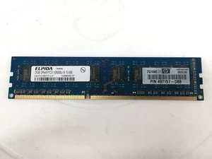Elpida 2GB Desktop RAM 2Rx8 PC3-10600U-9-10-B0 EBJ21UE8BDF0-DJ-F - Picture 1 of 2
