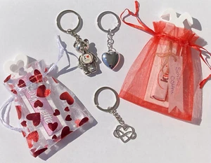 Schlüsselanhänger Herzen Herz Liebe Partner Teddy  Bär I Love You Liebe Geschenk - Bild 1 von 19