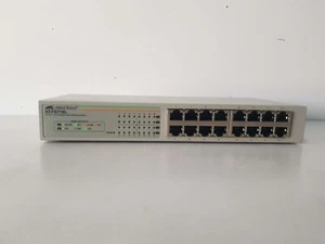 ALLIED TELESIS AT-FS716L 16 PORT 10/100 MBPS FAST ETHERNET SWITCH - Picture 1 of 8